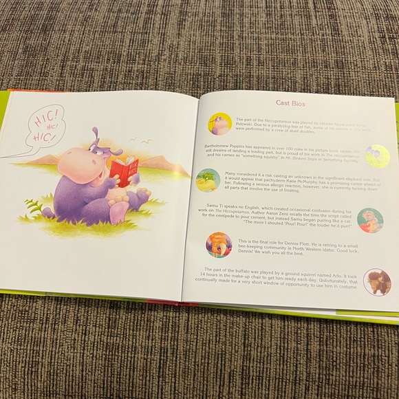 The Hiccupotamus by Aaron Zenz a children’s book - Picture 4 of 5